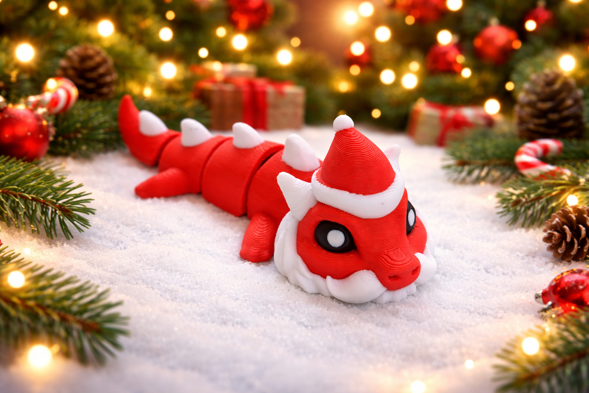 Santa Dragon with decoration